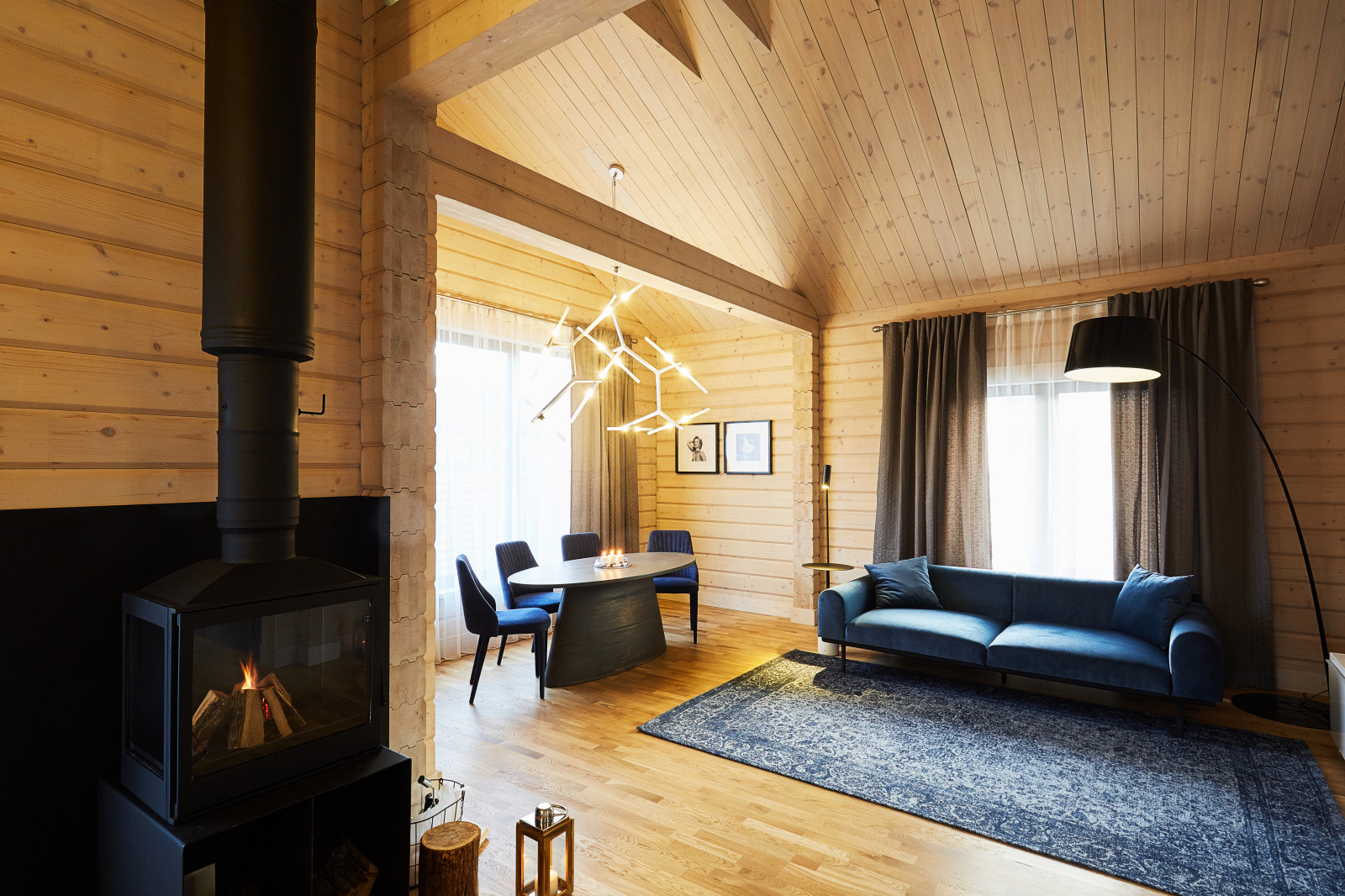 Готовый дом с отделкой по проекту "Сона" 124 м2