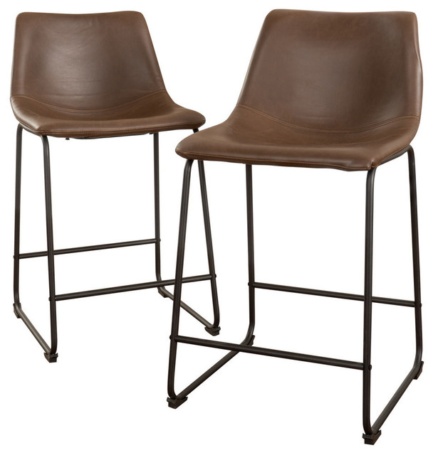 Denise Austin Home Central Vintage Brown Bar Stools Denise Austin Home Central Vintage Brown Bar Stools And Counter By Gdfstudio
