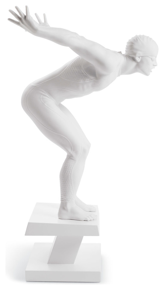 Lladro Swimmer Figurine