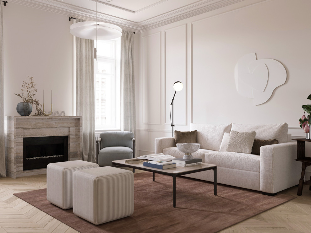 Двухуровневая квартира в старом доходном доме Петроградского района