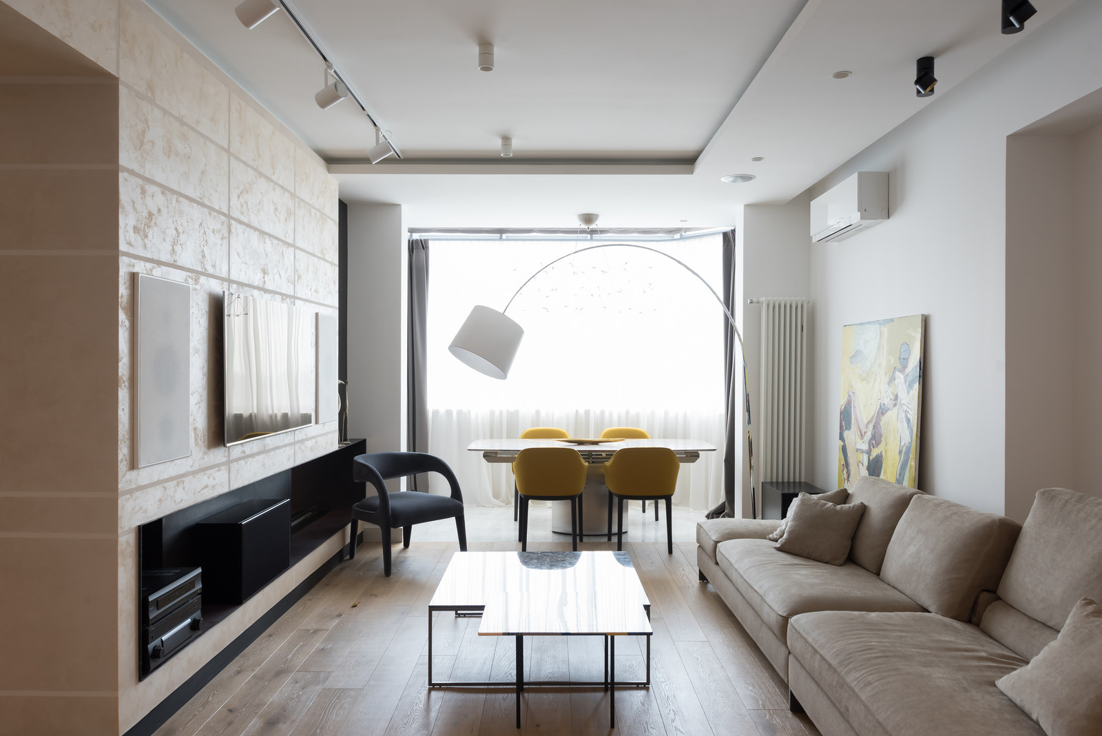 Текстиль в Апартаменты для прогрессивной семейной пары