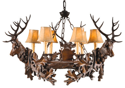 3 Royal Stag Chandelier