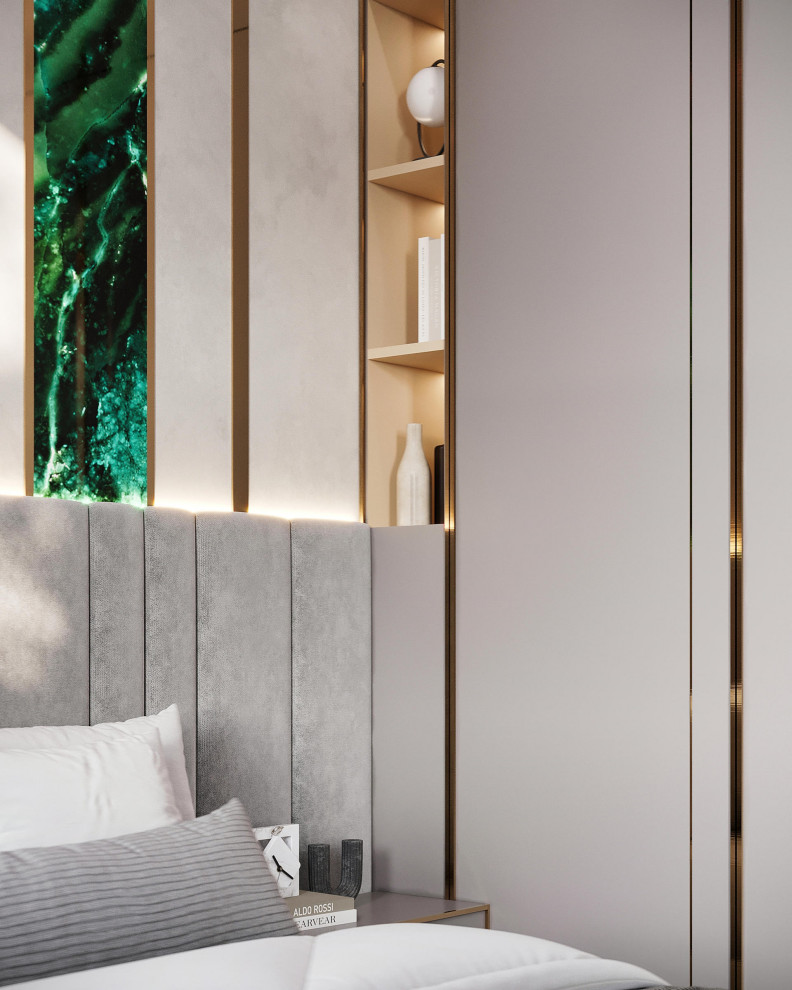 Роскошный дизайн квартиры в стиле современная классика в ЖК "Квартал Лахта парк"