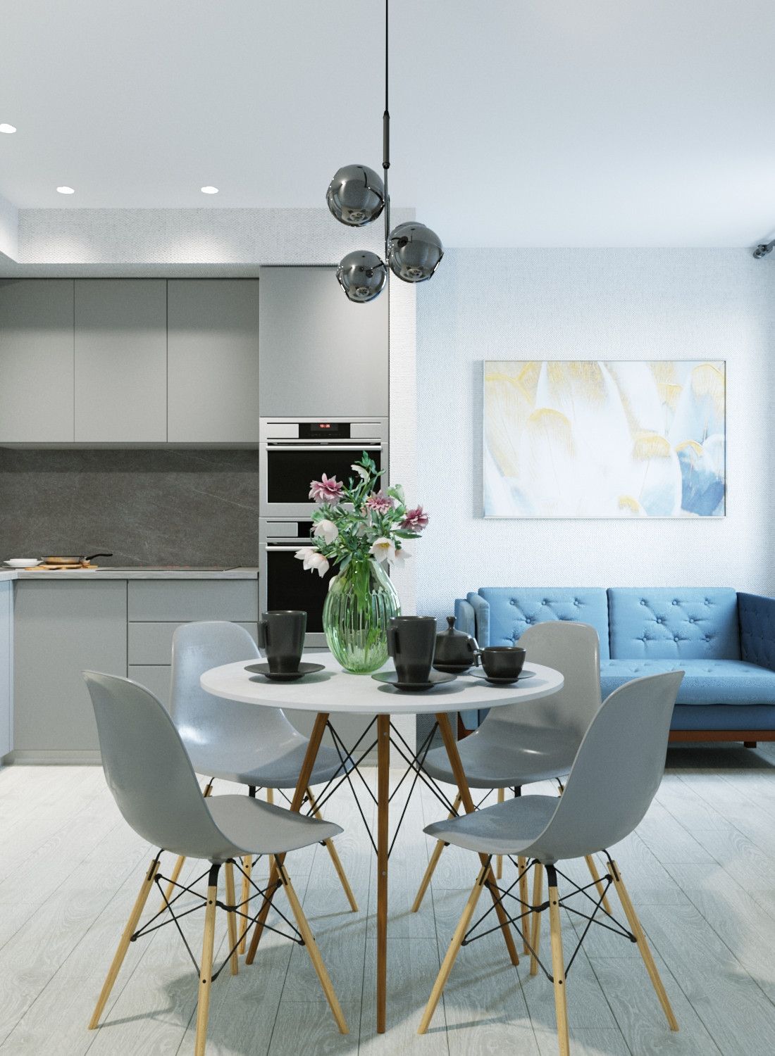 Кухня + мини гостиная