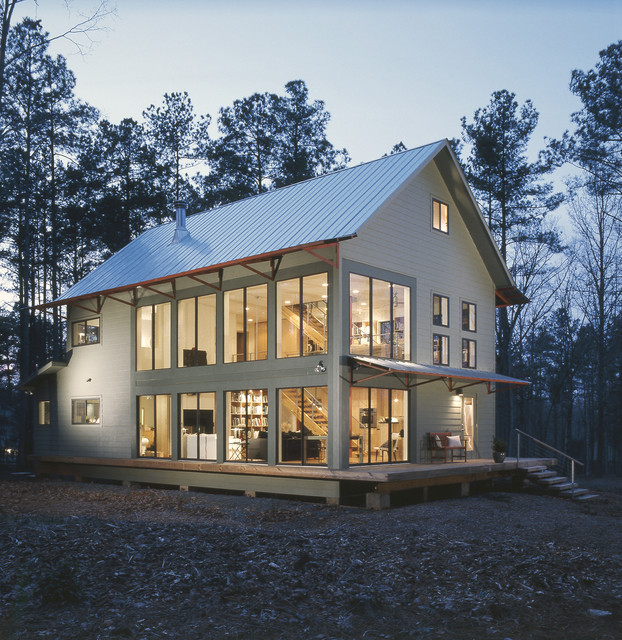 Davis Residence trendy-hus-og-facade