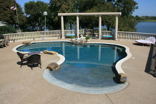 Beach Entry Pools - Beach Style - Pool - Dallas - by Pulliam Pools