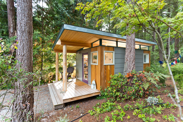 Take A Peek At These 8 Cozy Backyard Sheds And Studios