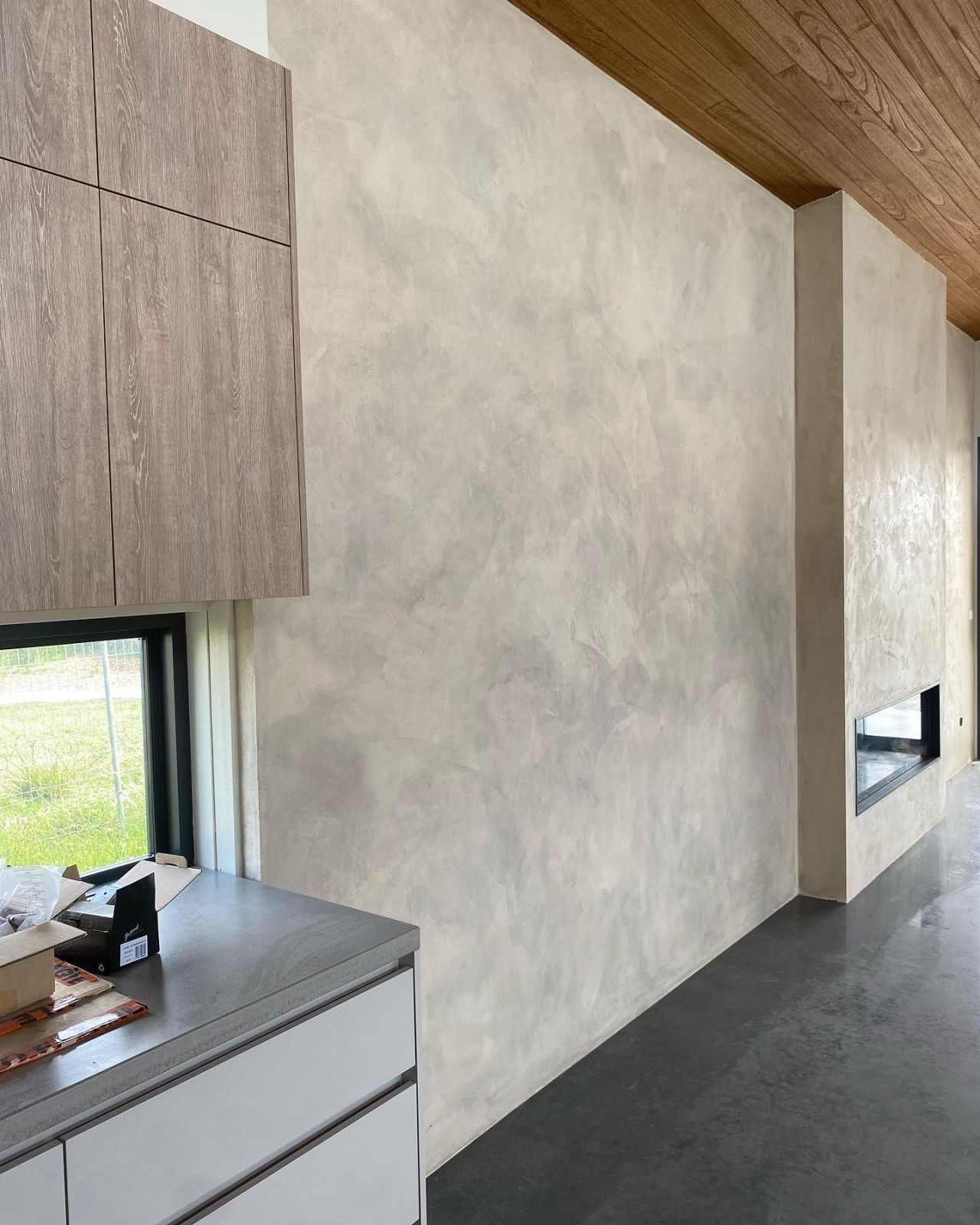 Арт-бетон. Декоративная штукатурка в современном интерьере