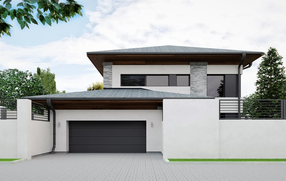 Частный коттедж в современном стиле г. Магнитогорск пос. Звёздный