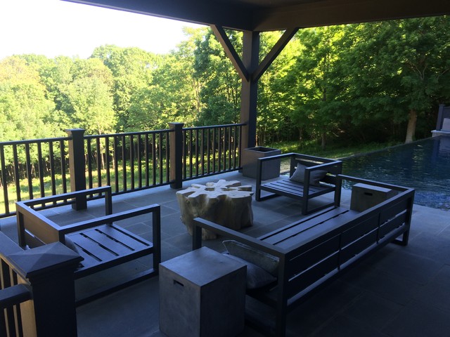 Litchfield County Residence rustic-veranda