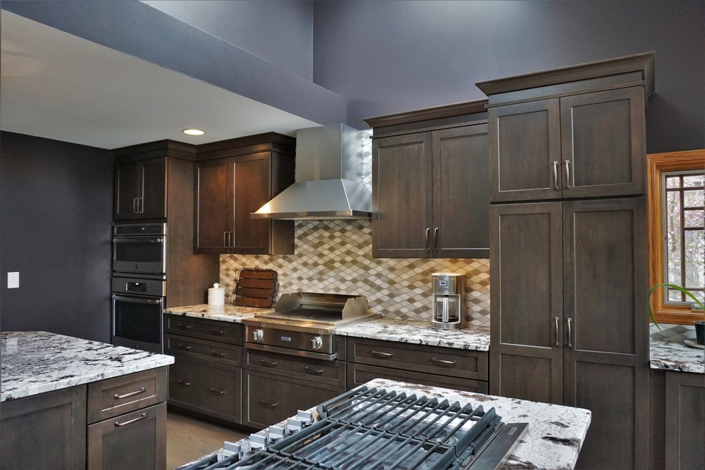 Inspiration for a transitional kitchen remodel in New York