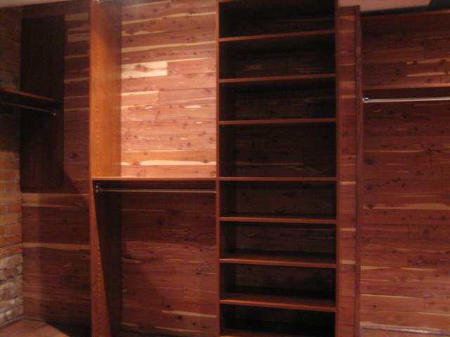 Custom Closet in basement - Traditional - Closet - Other - by