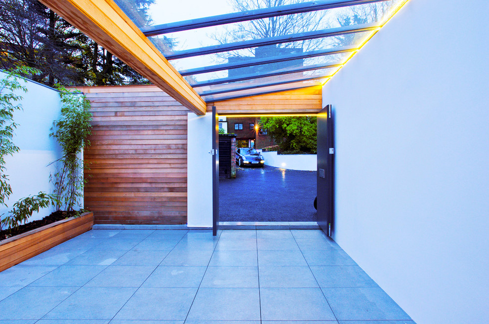 Contemporary entrance in London.