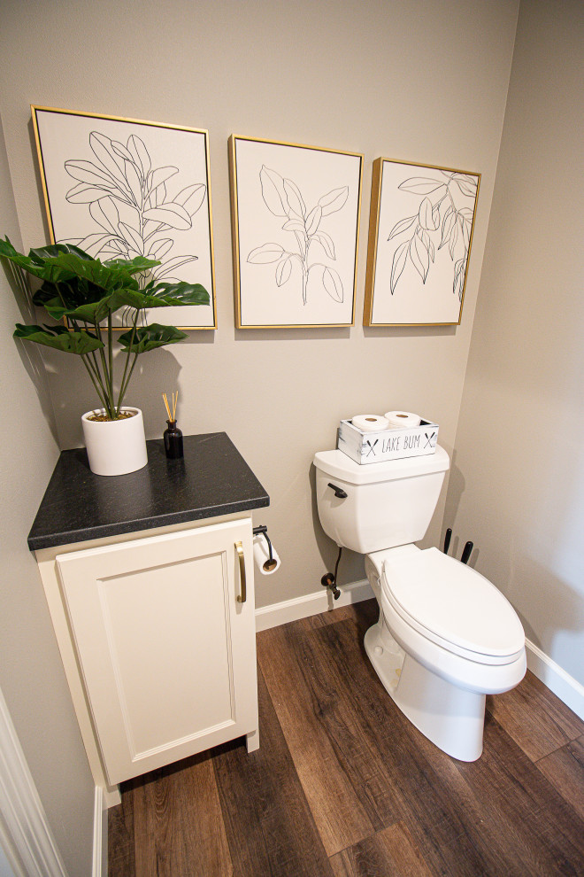 Photo of a traditional powder room in Other.