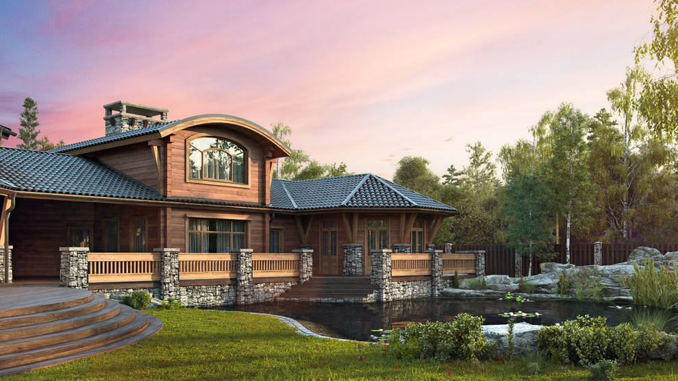 Private residence project, visualization. By Natalia Lomeiko, architect - http:/