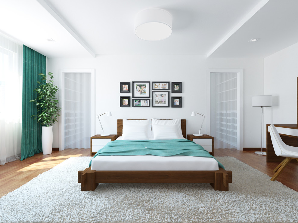 Спальная комната в стиле минимализм