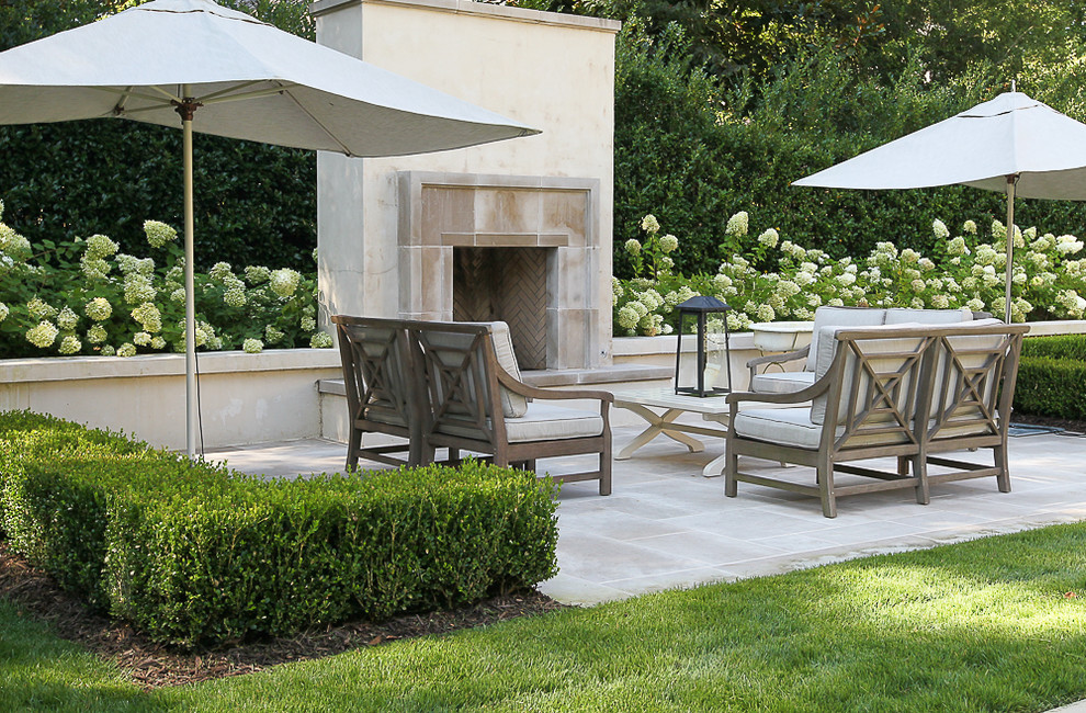 Outdoor Fireplace Traditional Atlanta by The GreenSeason Group