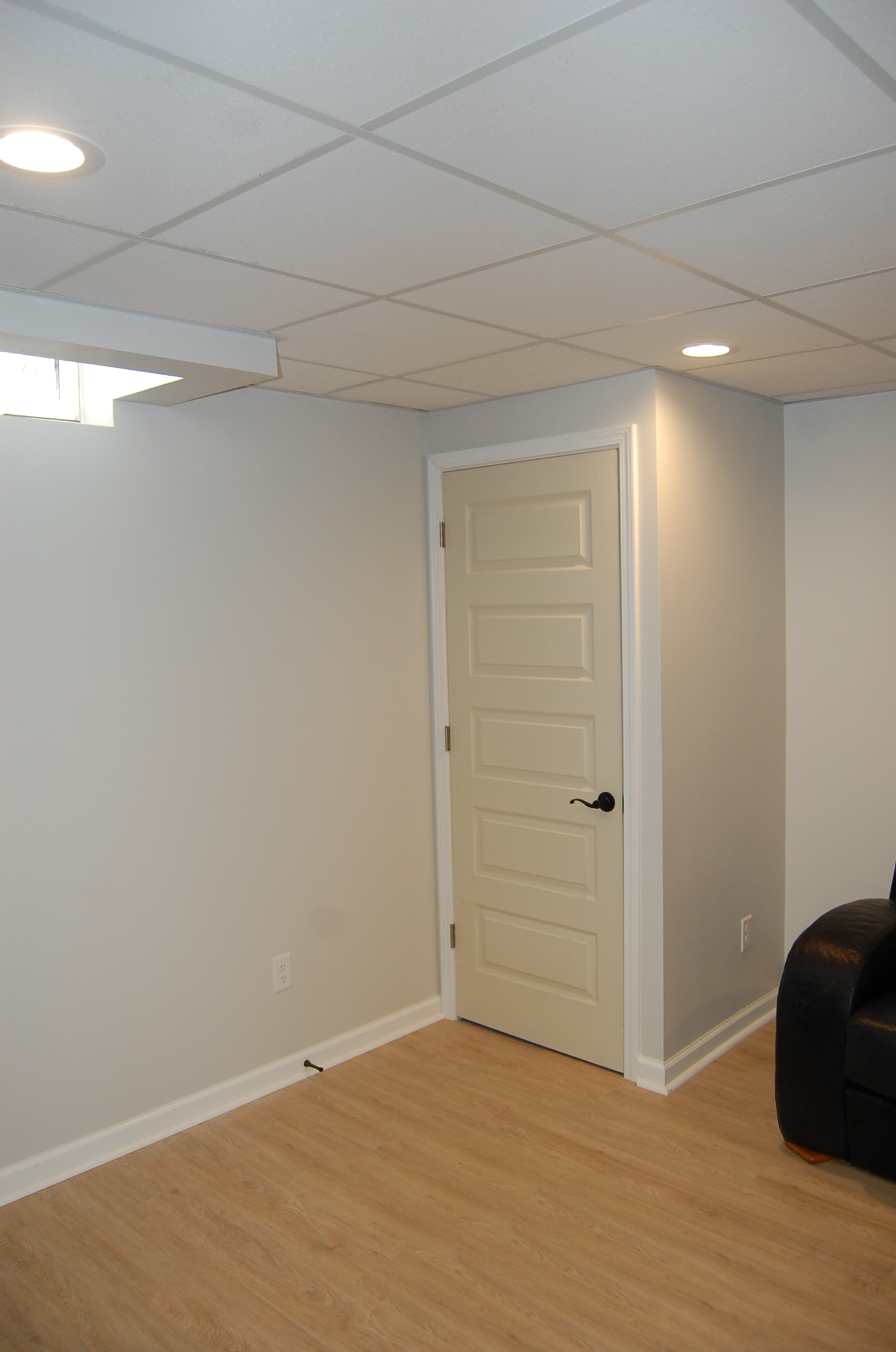 Basement office and work out area