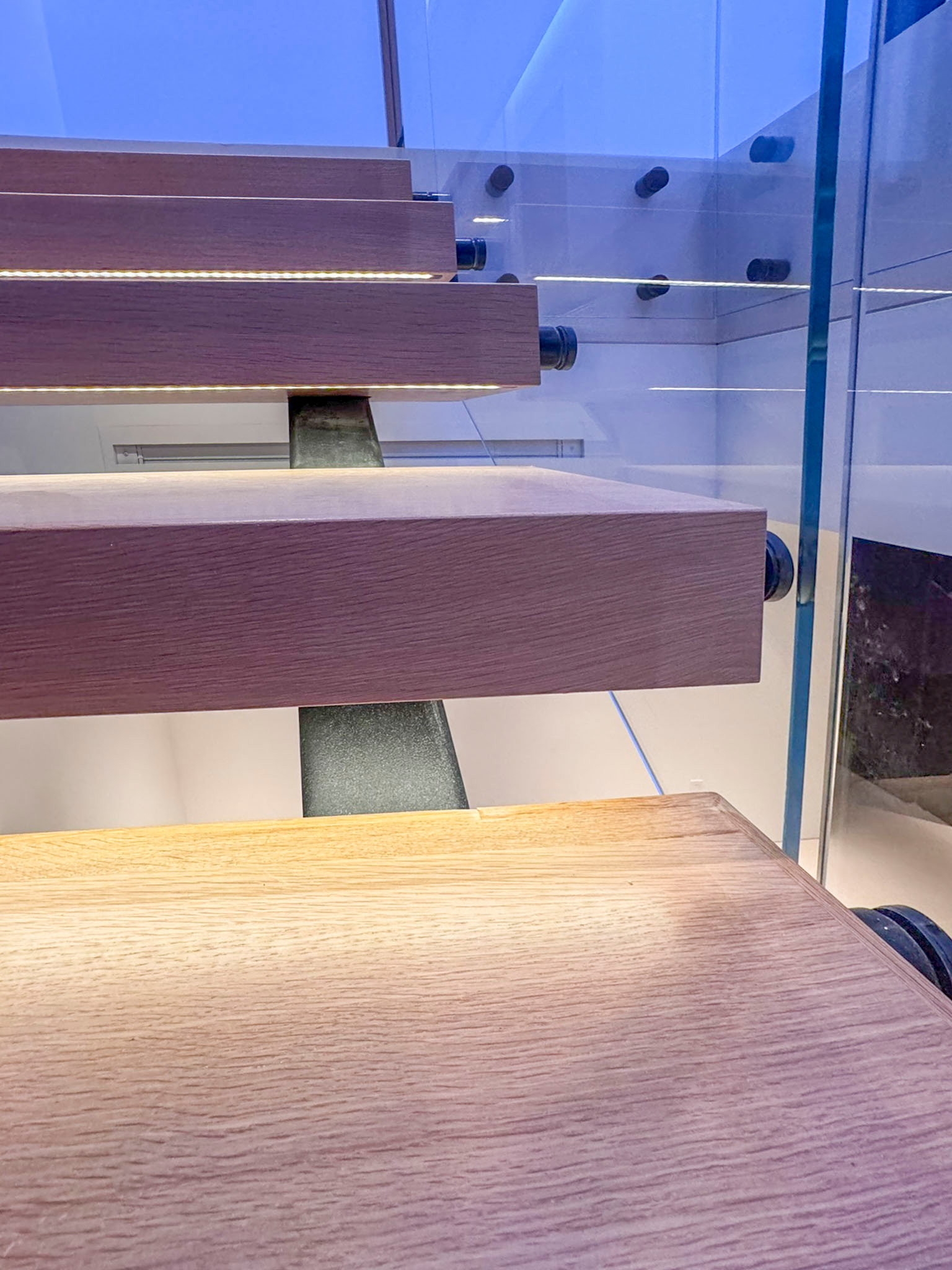 126_Visually Open and Light Contemporary Staircase, Mclean, VA 22102