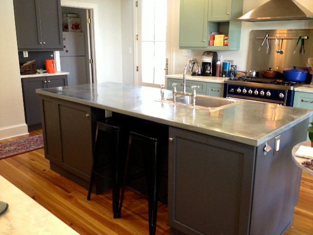 Zinc Countertops Modern Kitchen Baltimore By Leska