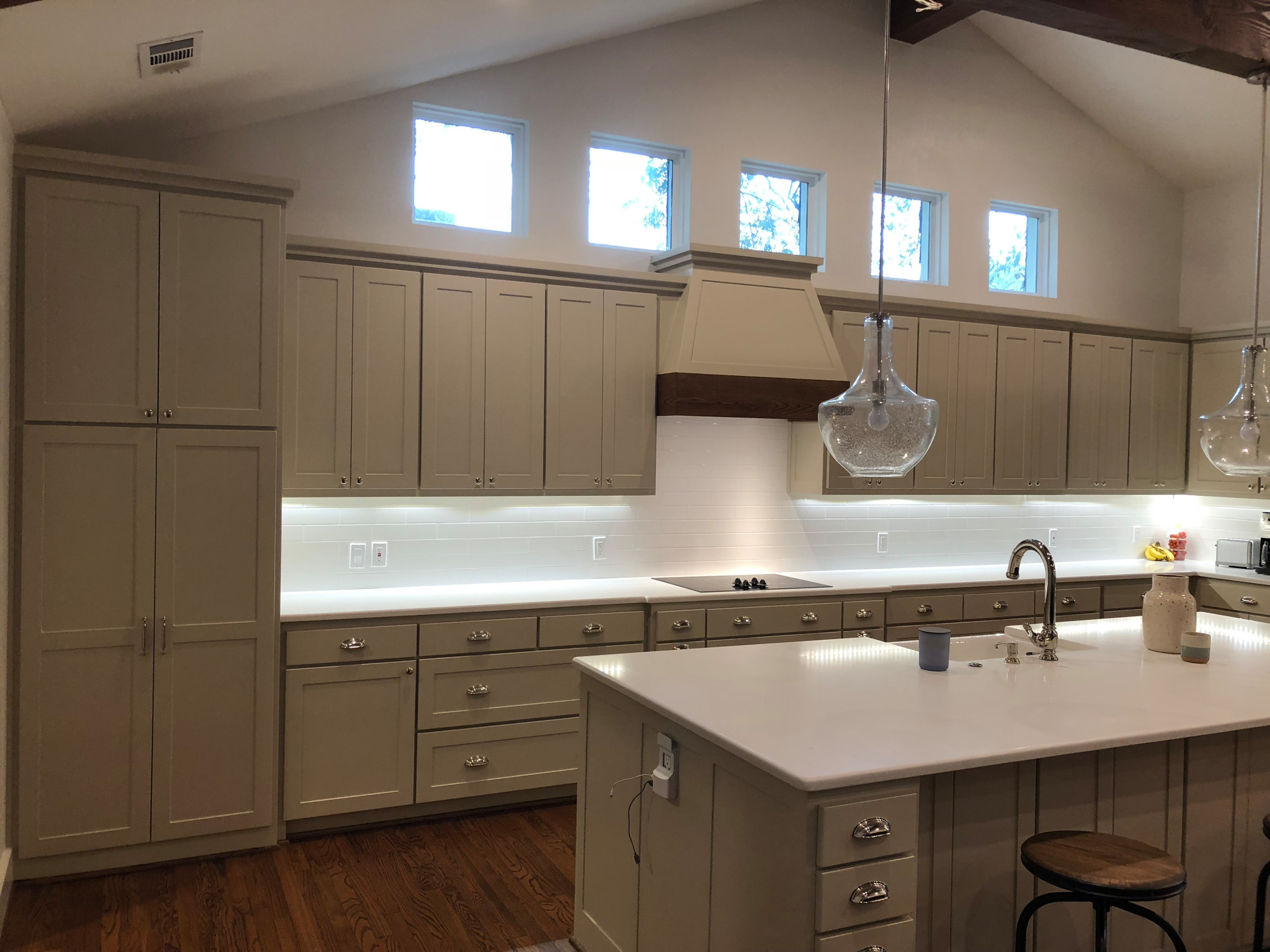Lake Highlands Custom Home Remodel Kitchen Living Mud Room