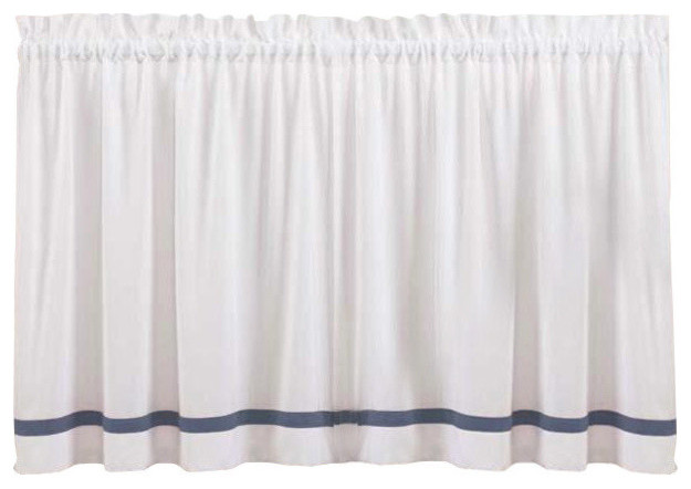 Kate Blue Kitchen Curtain Traditional Valances By Linens4less