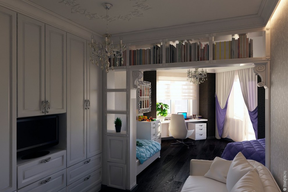 Дизайн-проект квартиры «Снегири»