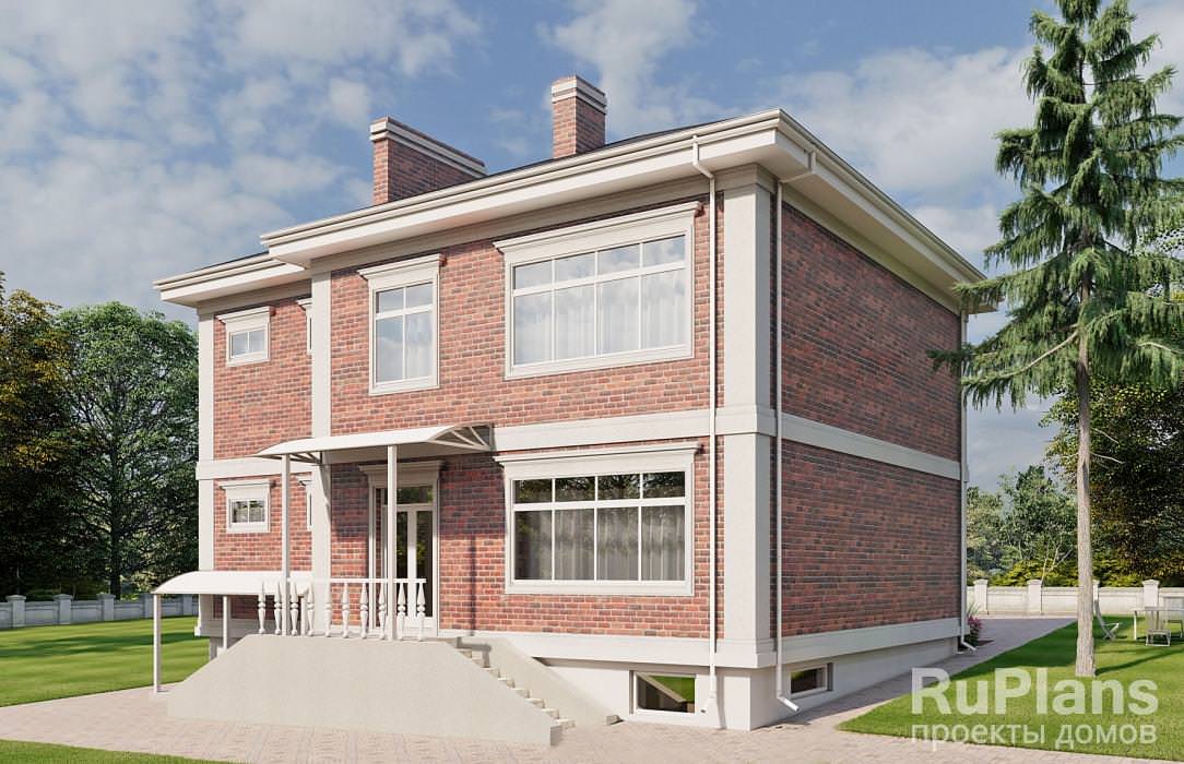 Rg5020 - Проект двухэтажного дома с цоколем