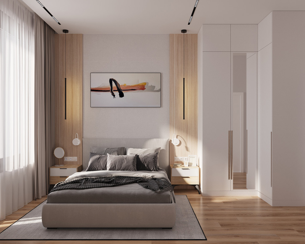 Проект двухкомнатной квартиры в ЖК «Серебряный фонтан» г. Москва