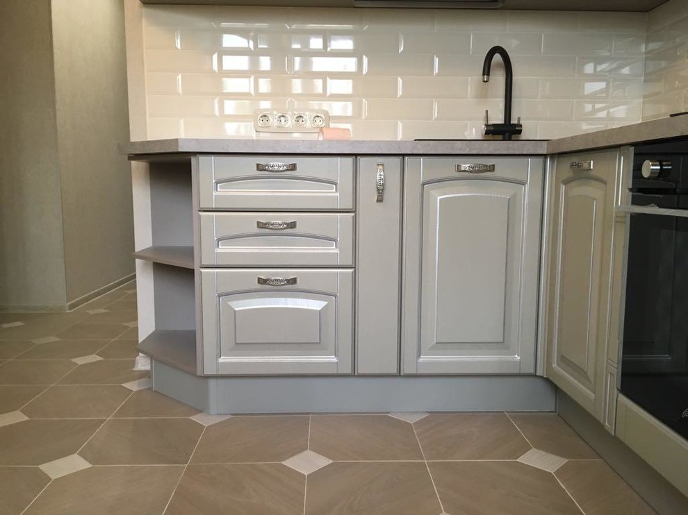 Кухонный гарнитур, зеленый 2