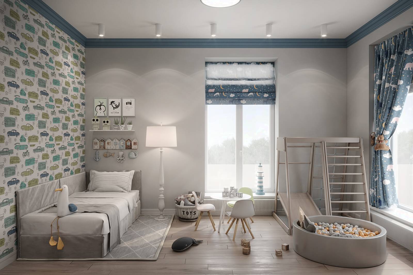 Визуализация интерьера дома в Немецкой деревне