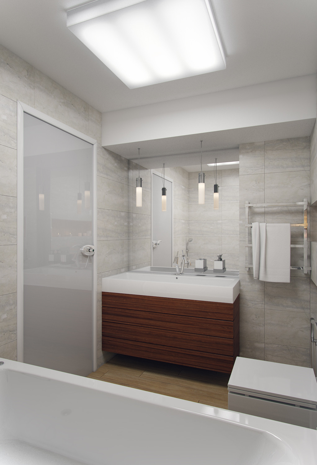 Двухуровневая квартира в Мытищах