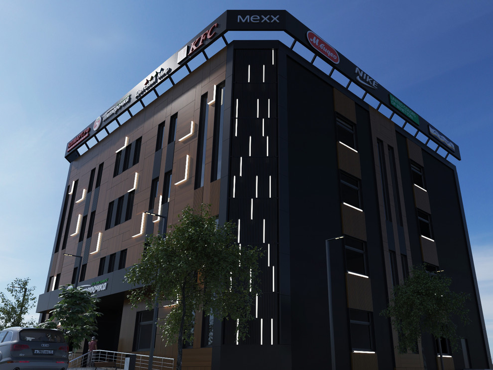 Торговый центр в поселке Новомихайловский