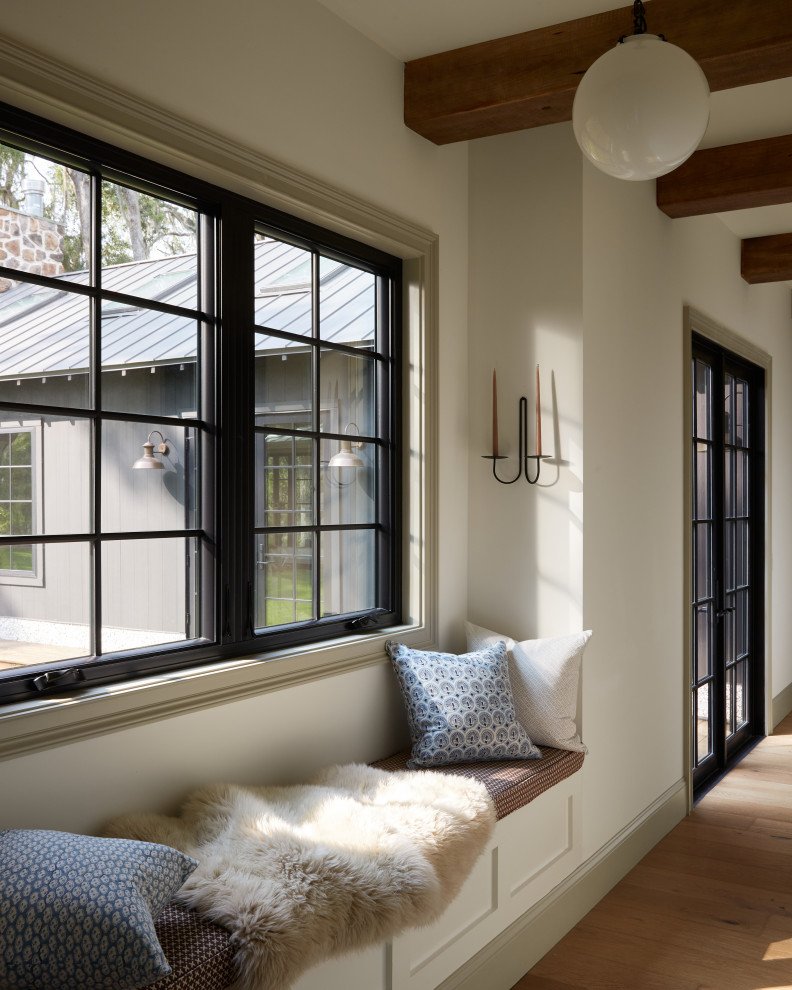 Inspiration for a modern hallway remodel in Atlanta