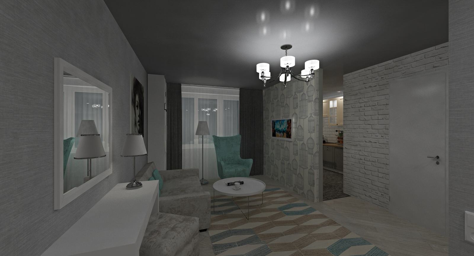 "Всё в одном" -  проект однокомнатной квартиры