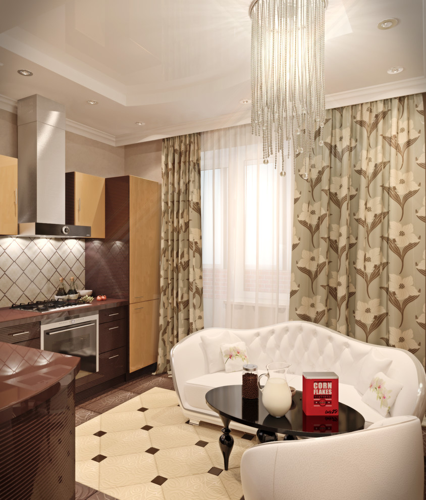 Дизайн проект интерьеров 1к.квартиры в г СПб