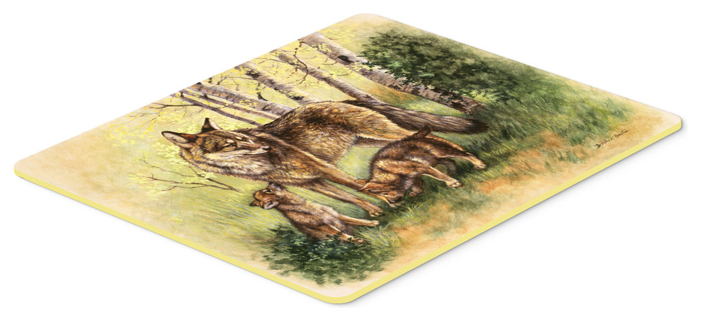 Wolf Wolves By Daphne Baxter Kitchen/Bath Mat, 24"x36"