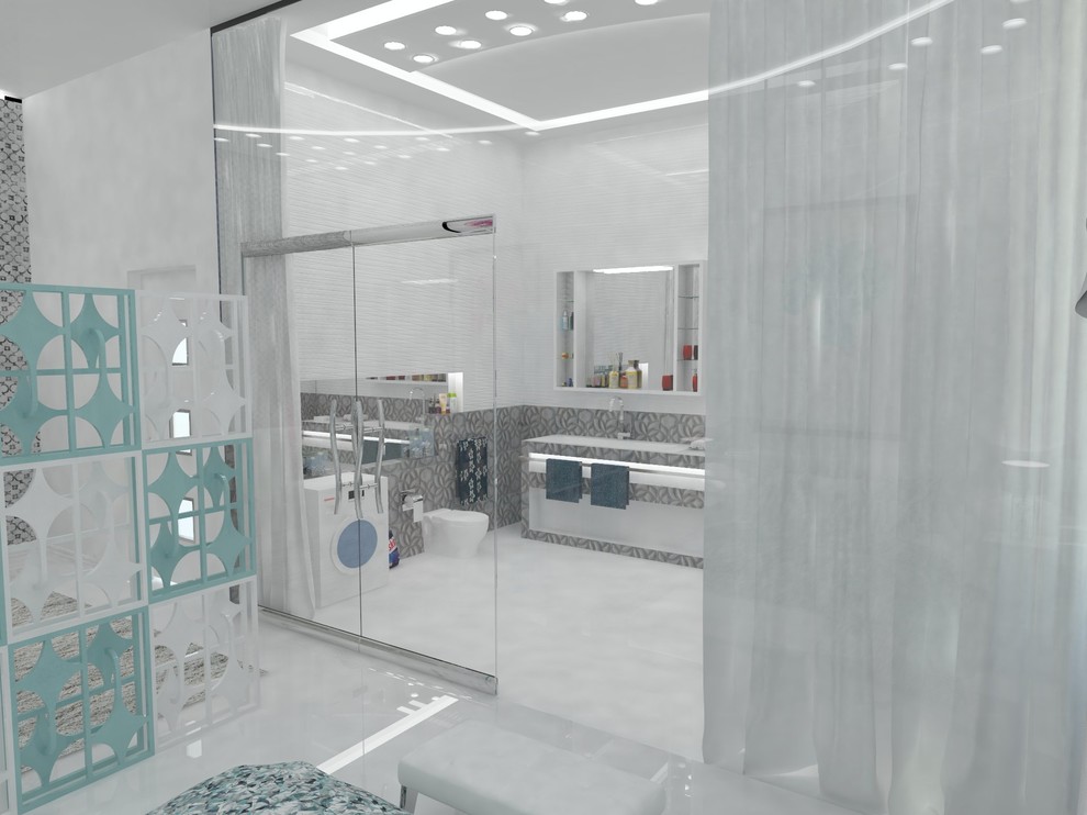 Спальня объединенная с сан злом