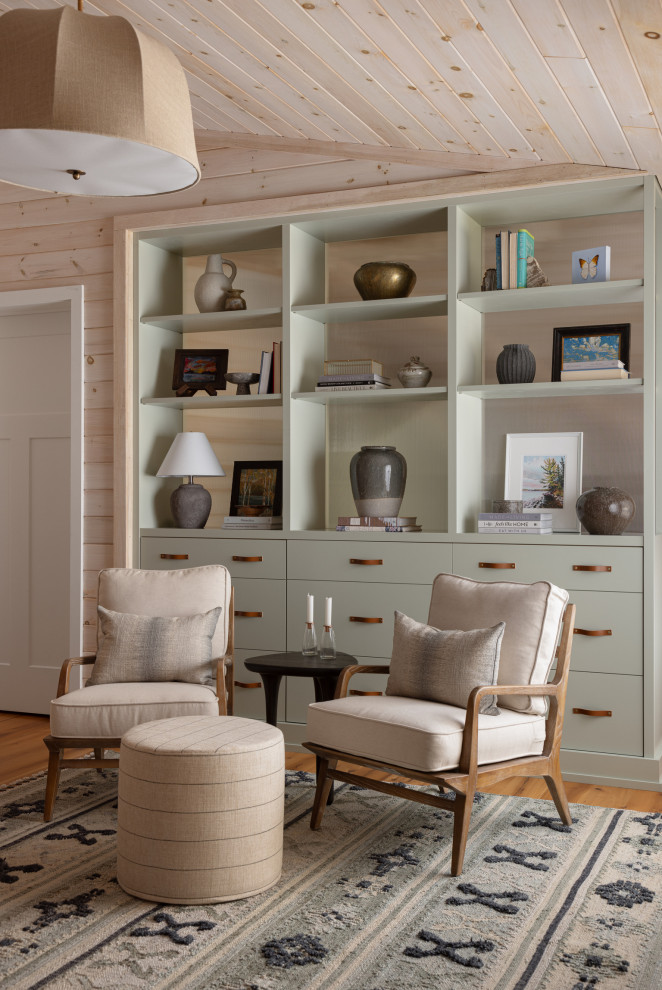 Inspiration for a transitional home design remodel in Toronto