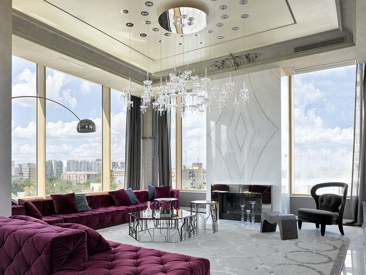 ПЕНТХАУС, ул. Гиляровского для семьи из 4 человек, 675,59 м2