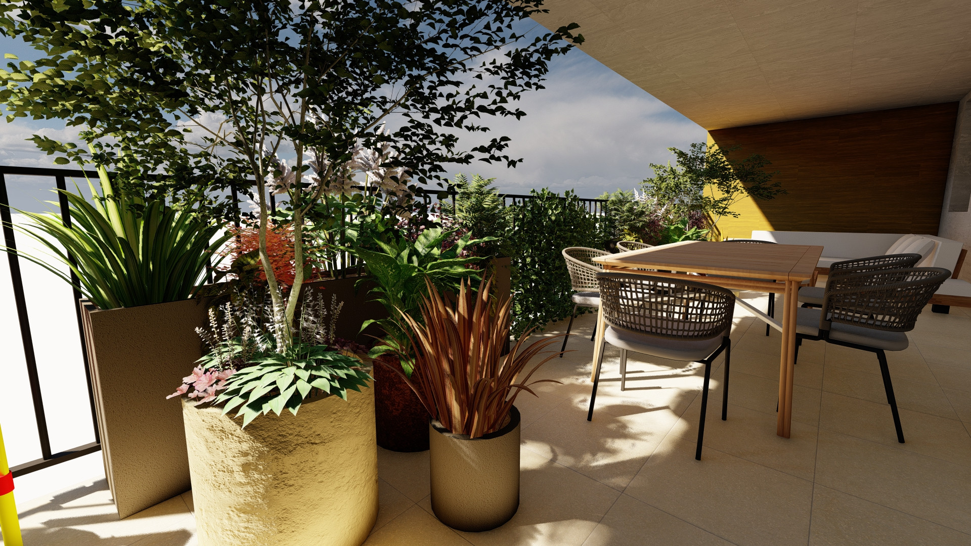 Una stanza all'aperto