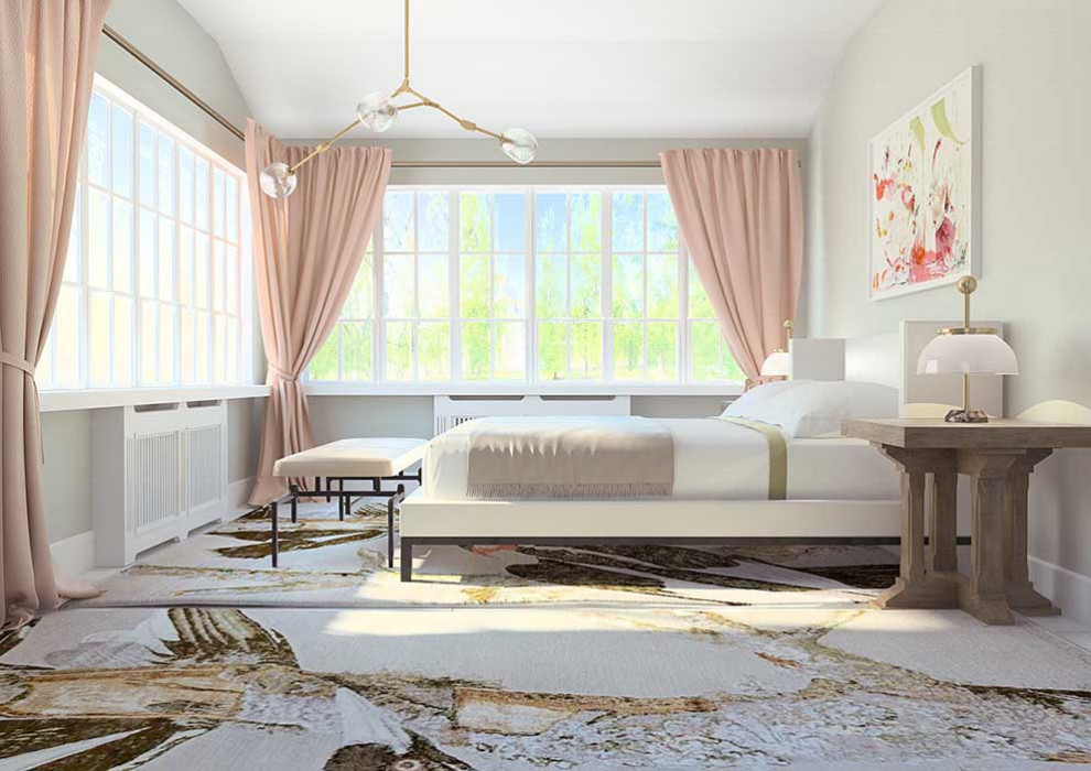 Спальня в мансарде