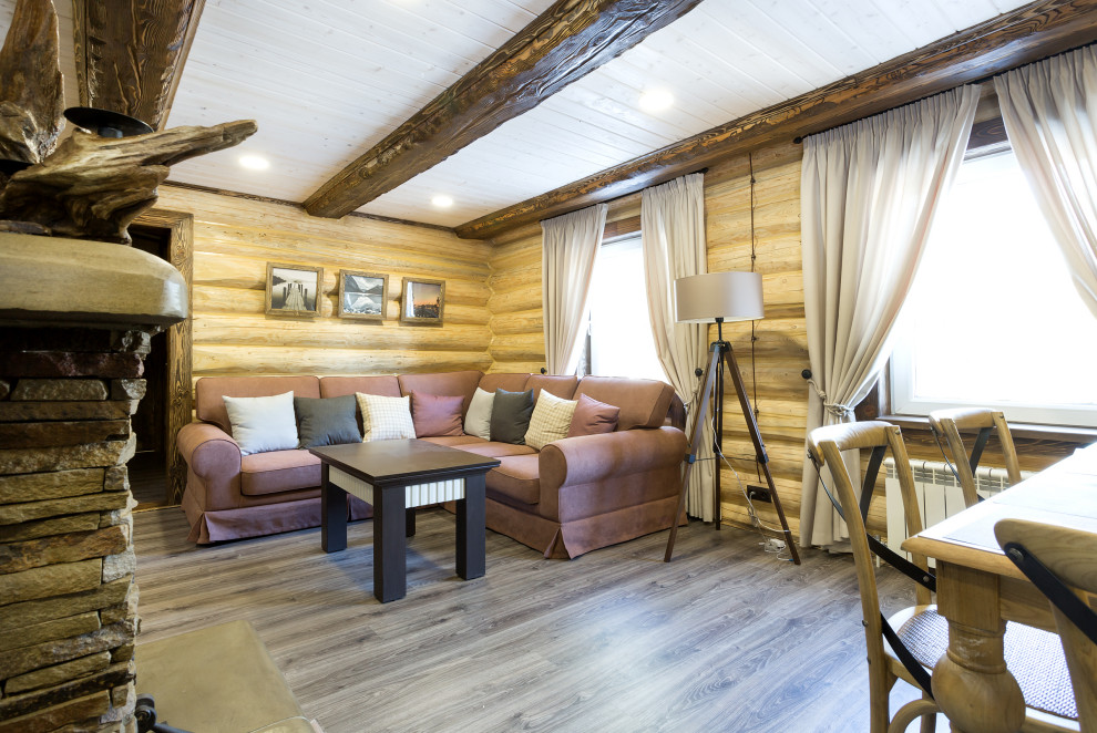 Дизайн и внутренняя отделка дома из бруса