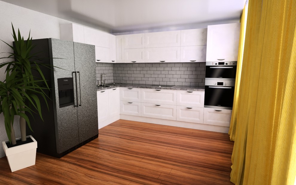 Кухня из массива в стиле городская классика