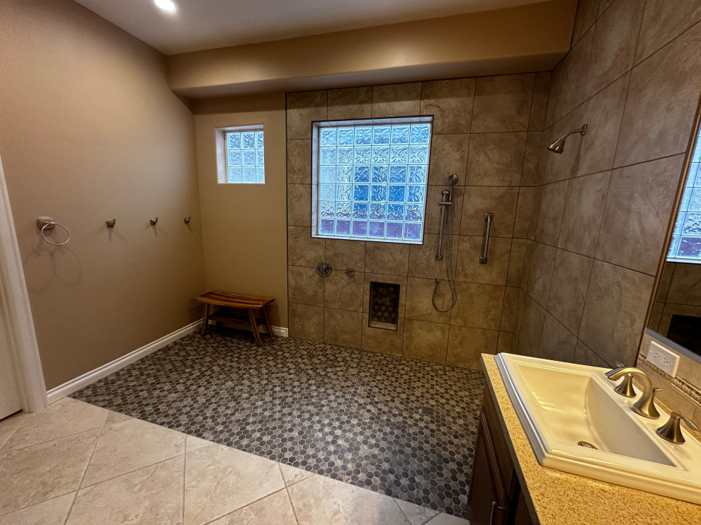 ADA Bathroom/Garage Retrofit and New Flooring