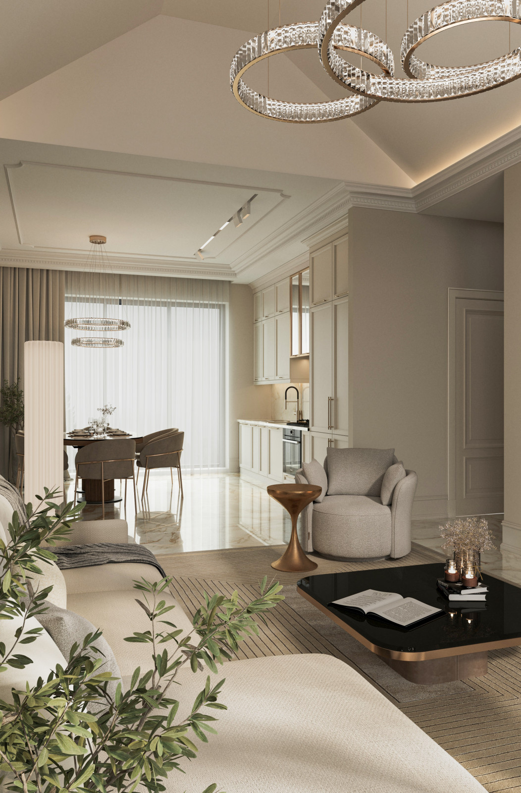 Дизайн дома 100 м2 в Казани. кп Брайт парк