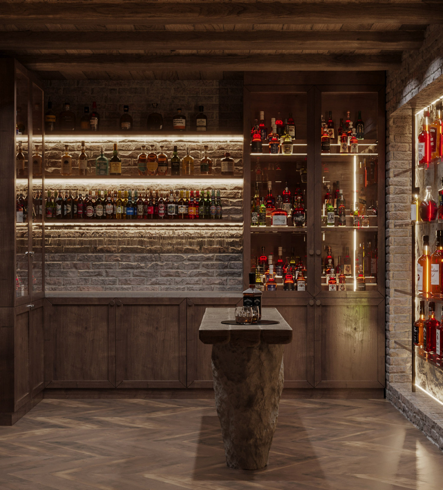 Интерьер виски комнаты