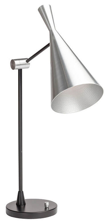 Lloyd Black and Silver One-Light Table Lamp