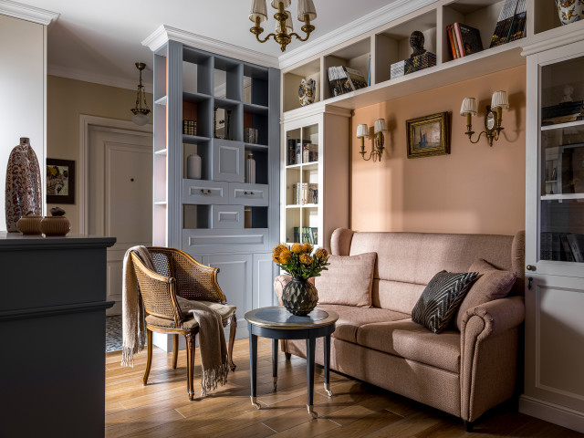 Traditional Home Redesign klassisk-vardagsrum