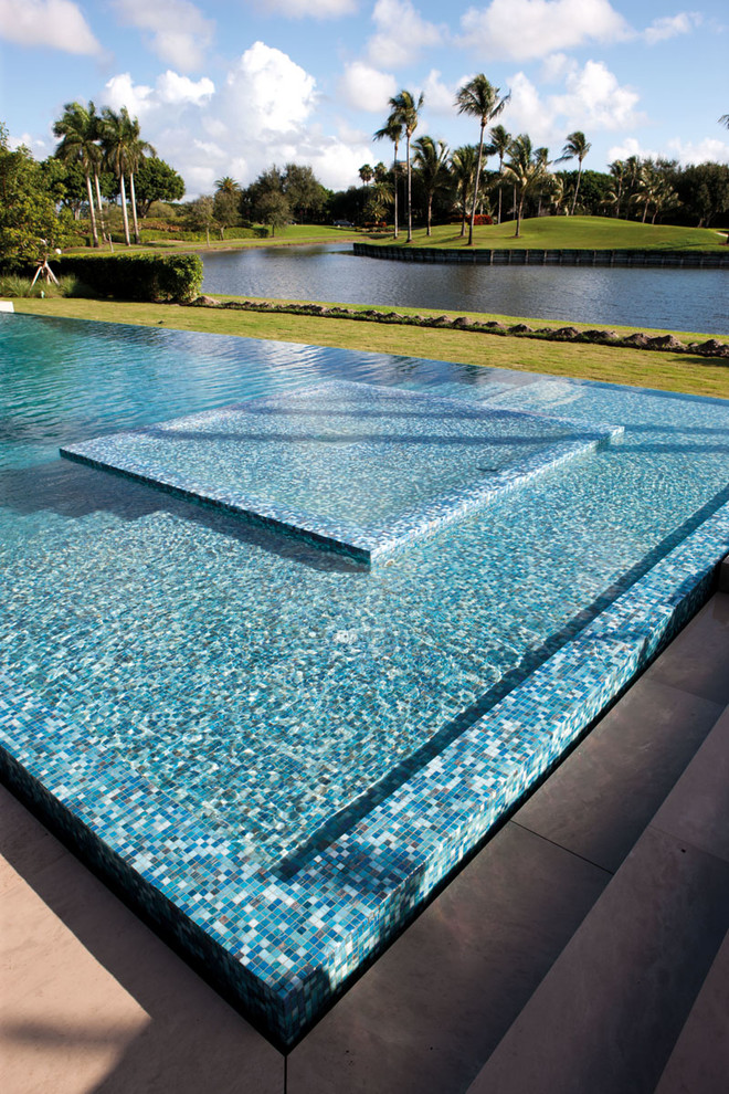 Inspiration for a modern pool remodel in Phoenix